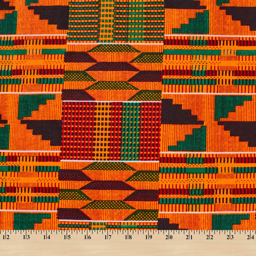 Sunrise Heritage Kente Cotton Fabric