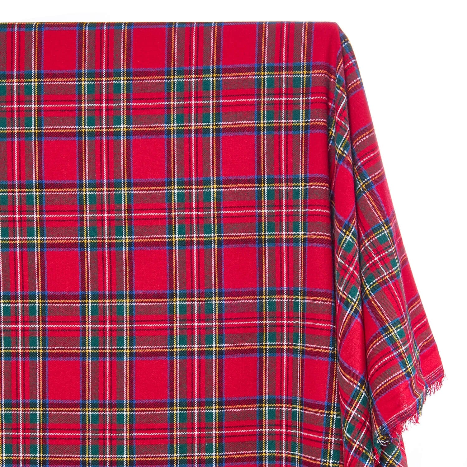 Royal Highland Red Tartan Brushed Cotton Flannel Fabric